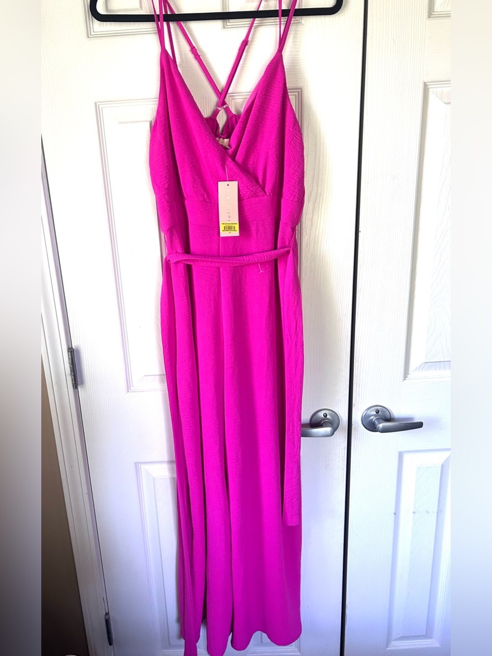 Evolutionary Hot Pink Wide Leg Jumpsuit – XL – NWT - Picture 5 of 9